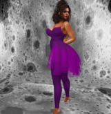Plum Passion ~.~ Full Bodysuit & Crop Sweater Set Bodysuit [Reborn & Waifu]