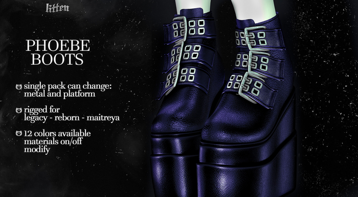 [Litten] Phoebe Boots [Fatpack] SALE