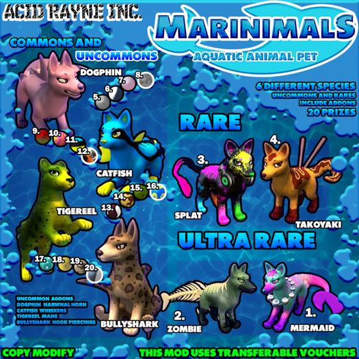 <AR> Marinimals Pet - 3. RARE - Splat (VOUCHER)