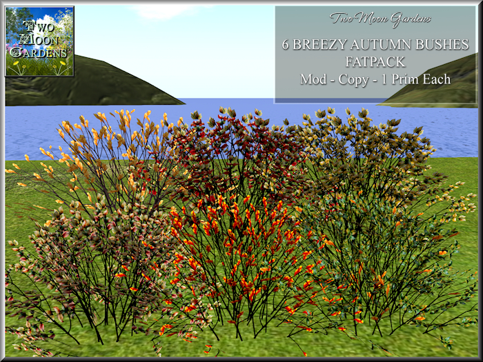 Autumn Bushes Fat Pack