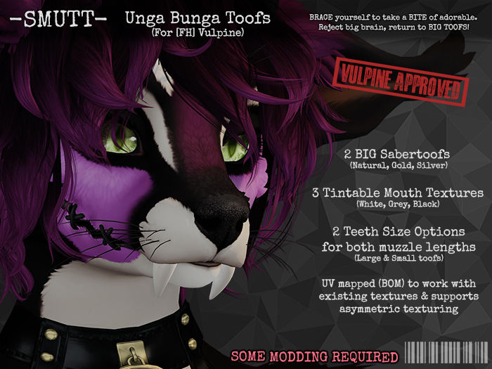-SMUTT- Unga Bunga Toofs Vulpine