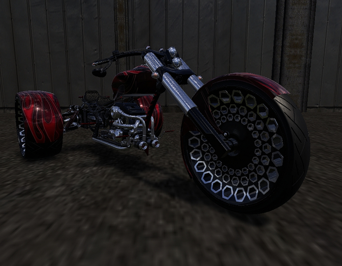Flaming Trike Female HUS MOTORS