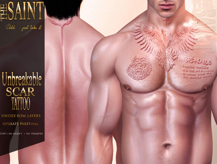 - THE SAINT-Unbreakable Scar TATTOO