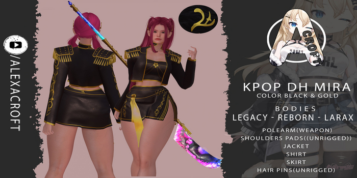 [ACroft] KPoP DH Mira -Black