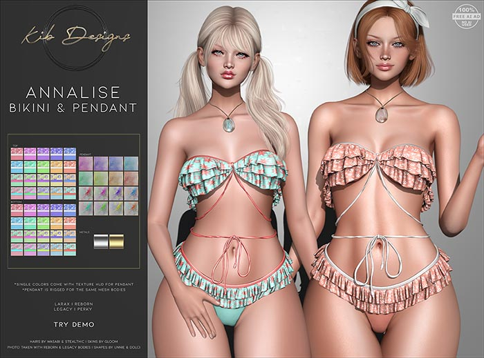 KiB Designs - Annalise Bikini FATPACK 