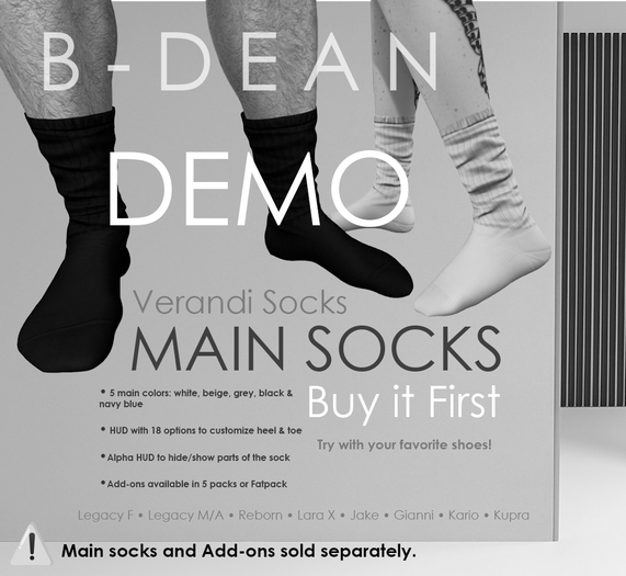 B-DEAN-Verandi Socks-DEMO