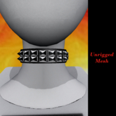 @AdReNaLiZeD@ Studded Collar Black
