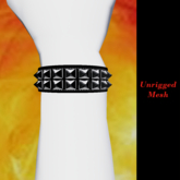 @AdReNaLiZeD@ Studded Bracelets Black