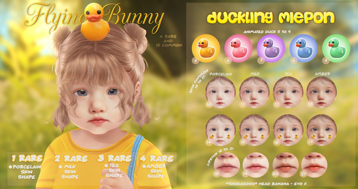 6.{FB} Duckling  (pink) Miepon .6.