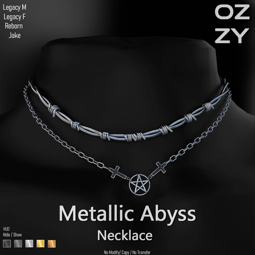 OZZY - Metallic Abyss Necklace - FATPACK