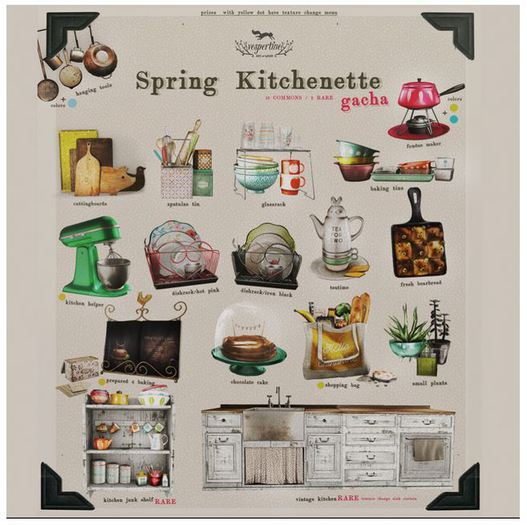 {vespertine} - vintage kitchen 20 RARE