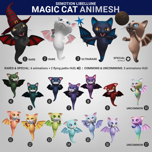SEmotion Libellune Magic Cat Animesh #13