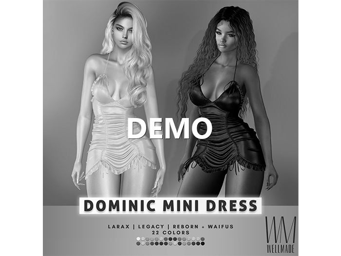 [WellMade] Dominic Mini Dress DEMO
