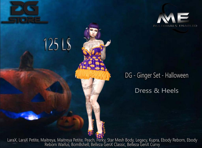 DG - Ginger Set - Halloween - DEMO - DEMO