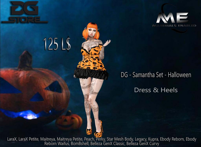 DG - Samantha Set - Halloween - Unpacker