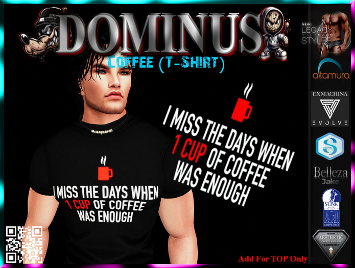 ~DOMINUS~Coffee (T-Shirt)  (ADD)