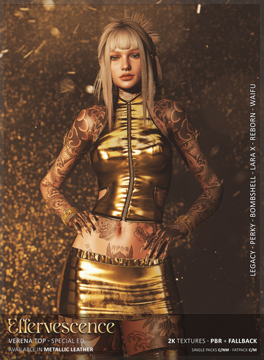 EF - Verena Top - Metallic Leather - RADIANT PACK