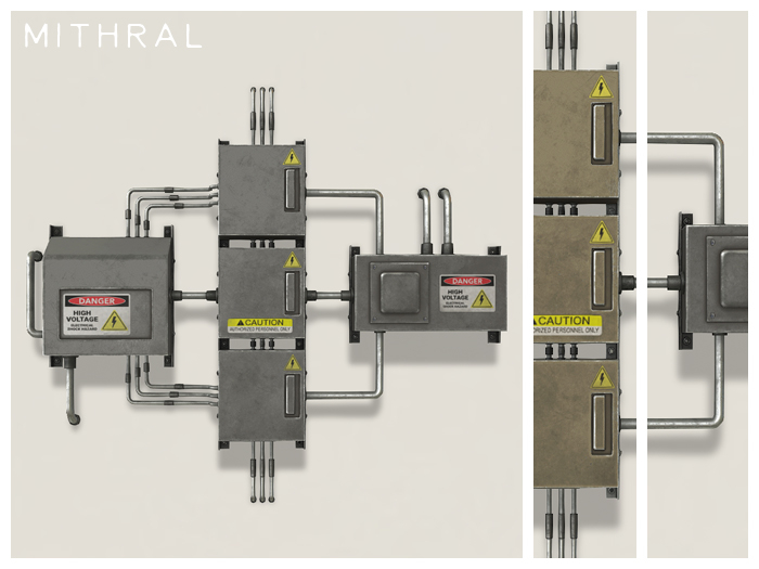 Mithral * Electrical Wall Panels (Pack B)