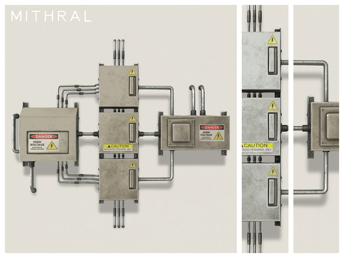 Mithral * Electrical Wall Panels Fat Pack