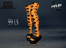 DG - Snowy Halloween Slippers & Socks - Unpacker