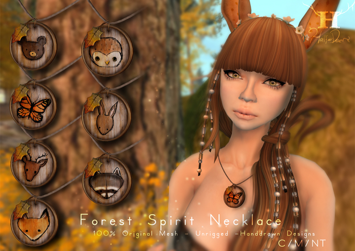 +Half-Deer+ Forest Spirit Necklace [FATPACK]