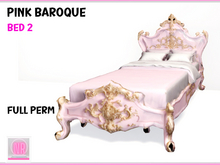 Pink Baroque Bed 2 Full Perm