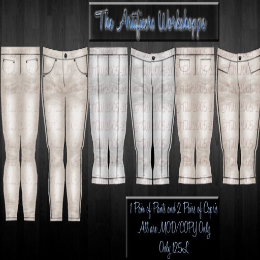 White Leather Pants/Capris