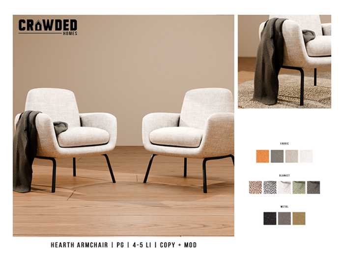 Crowded Homes ~ Hearth Armchair - PG 
