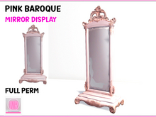 Pink Baroque Mirror Frame Display Full Perm (add me)