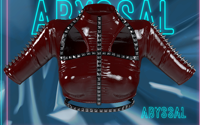 +ABYSSAL>> SAUVAGE TOP >> PBR RED PLASTIC