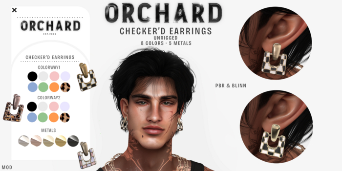 Orchard - Checker'd Earrings