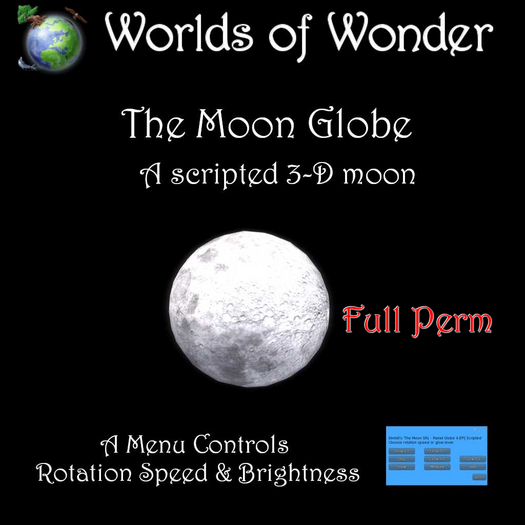 WoW The Moon - Full Permission Scripted Moon Globe