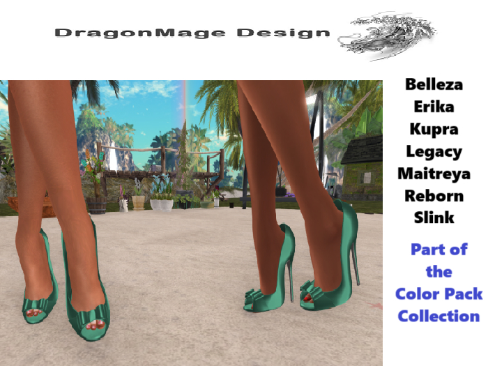!DMD! Grace Heels Med Aqua
