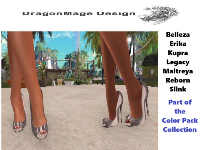 !DMD! Grace Heels Misty Rose