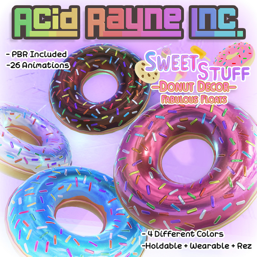 <AR> Sweet Stuff Donut Floats