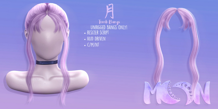 Moon. Hair // - Tomb Bangs