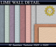 Lime Wall Detail Textures