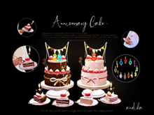 ADD/andika {Anniversary Cake}Dispenser&Wearables Set