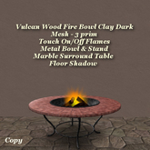 Vulcan Wood Fire Bowl Clay Dark1