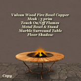 Vulcan Wood Fire Bowl Copper1