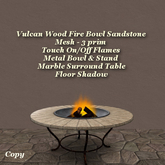 Vulcan Wood Fire Bowl Sandstone1