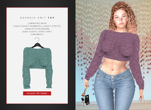 *SC* Georgia knit top Sky