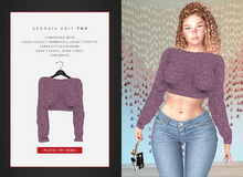 *SC* Georgia knit top Plum