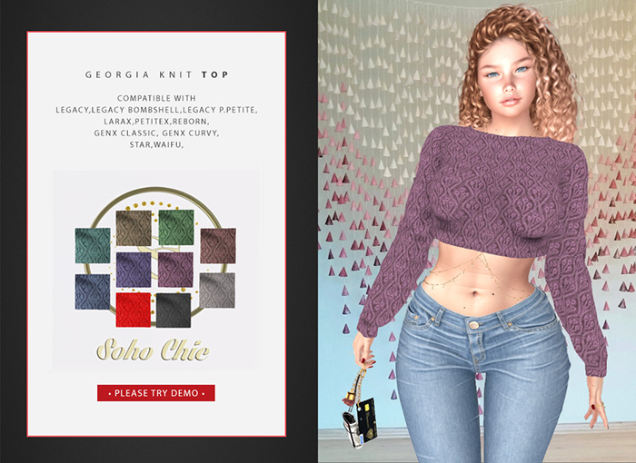 *SC* Georgia knit top Fatpack