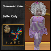 H.O.P.E.BEBE FITTED SUMMER FUN purple