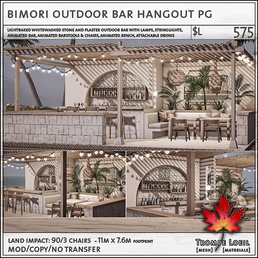 Trompe Loeil - Bimori Outdoor Bar & Hangout PG [mesh]
