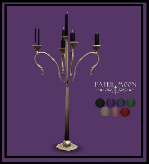 *pm* Visage: Light - Silver Candelabra