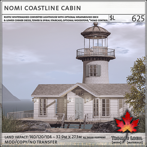 Trompe Loeil - Nomi Coastline Cabin [mesh]