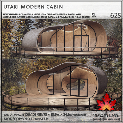 Trompe Loeil - Utari Modern Cabin [mesh]