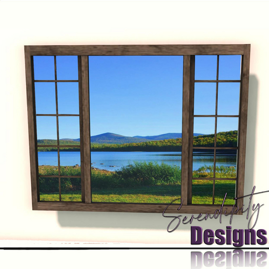 Serendipity Designs - Moosehead Lake faux Window